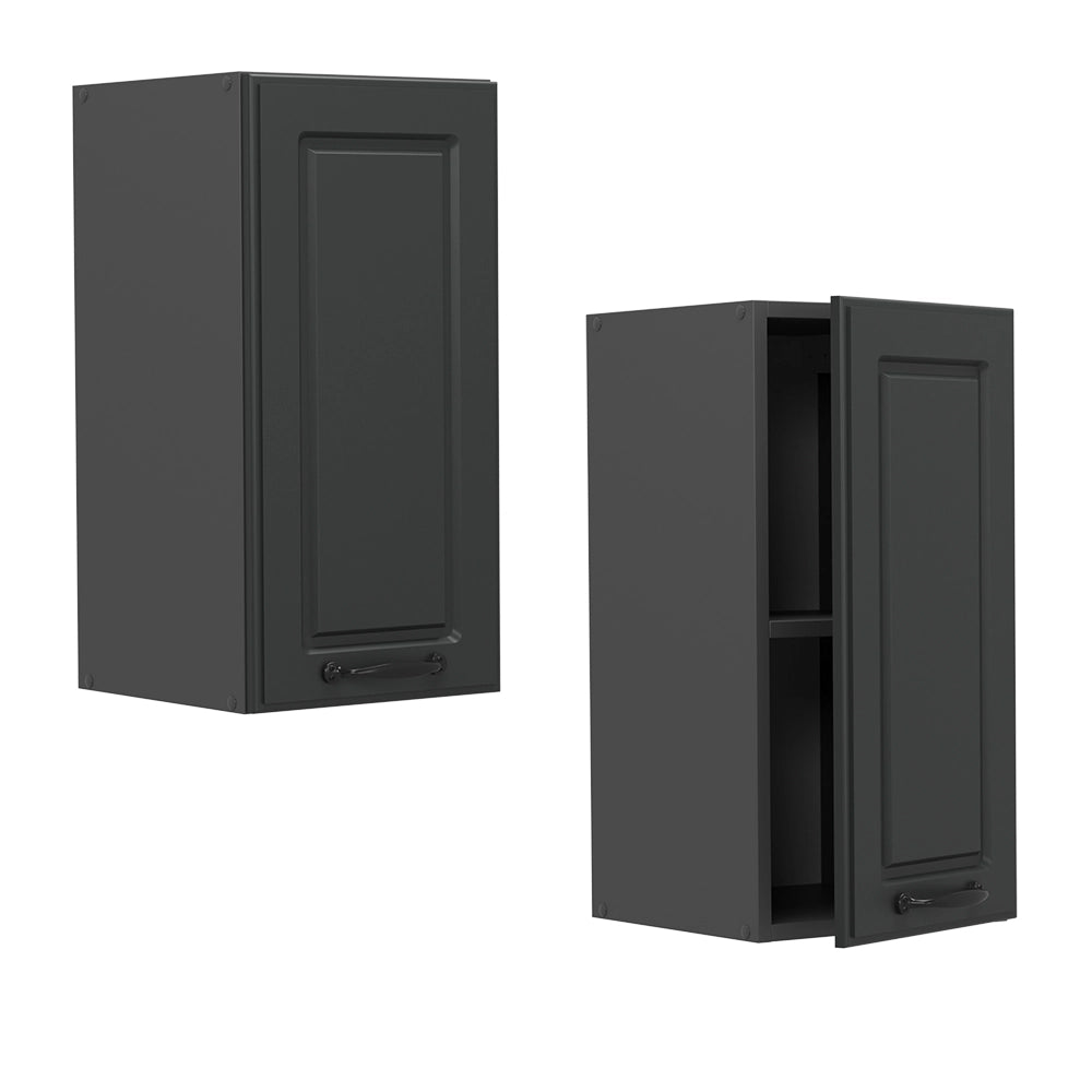 Pensile da cucina R-Line Antracite rustico/Antracite 30 cm Vicco
