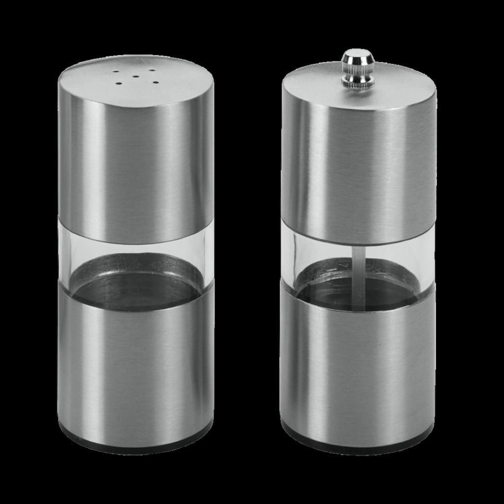 Set Macina Sale E Pepe Inox Acrilico - Metaltex