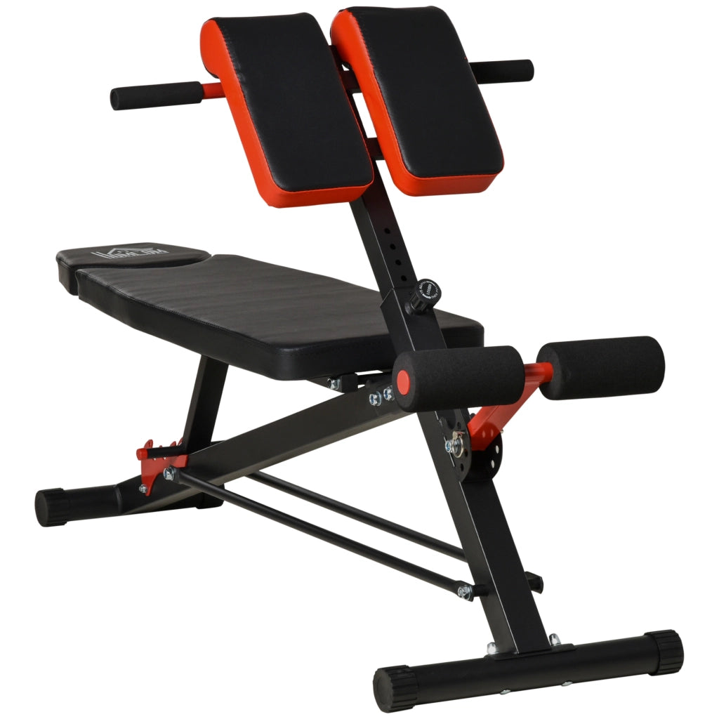 Panca Pesi Multifunzione ¨C Xylo ¨C Schienale Regolabile 3 Posizioni 64x146x73,5-85 cm Nero