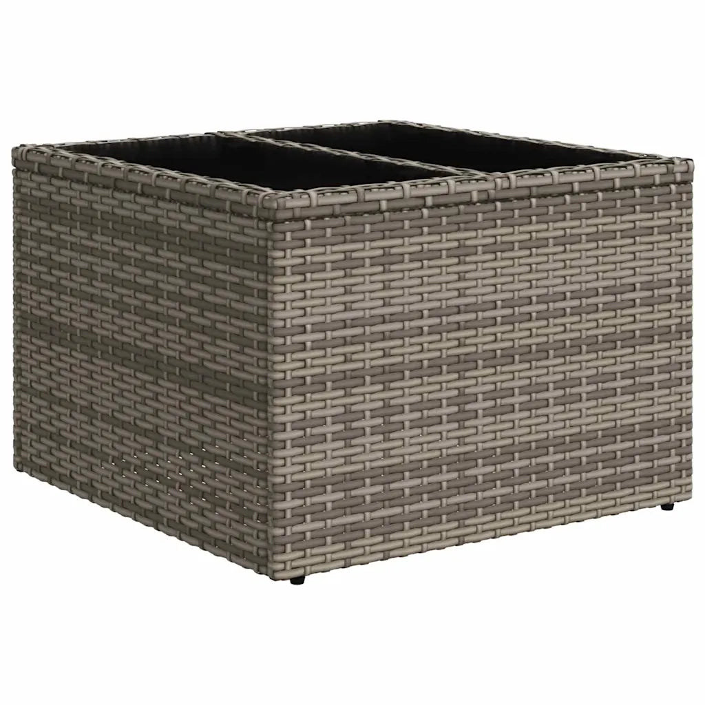 Set Divano da Giardino 5 pz Grigio polyrattan 3345575