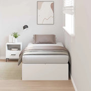 Struttura letto con contenitore Bianco 100 x 200 cm 3335349