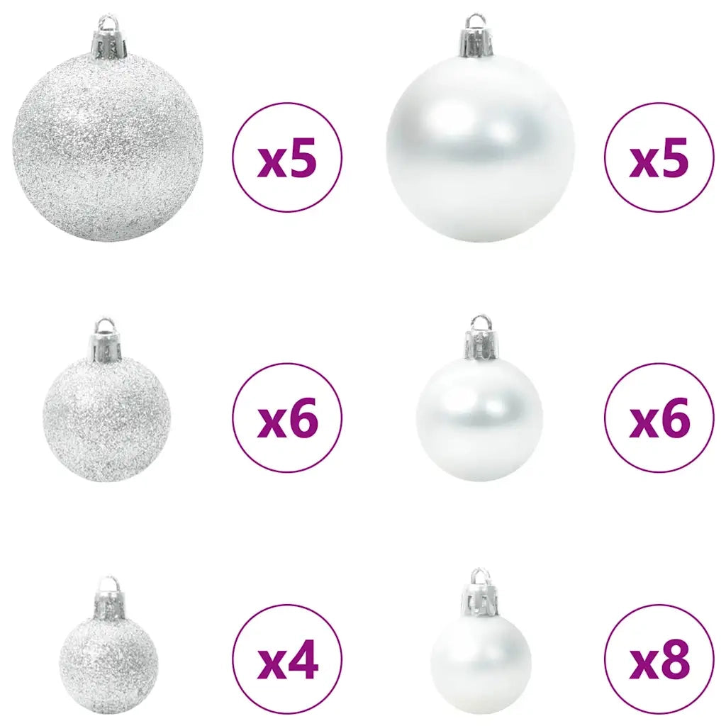 Albero di Natale artificiale con luci integrate Verde 120 cm 3396741