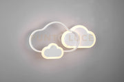 CLOUDY APPLIQUE LED 29W 3600lm, 3000K NUVOLA BIANCA RGB E TELECOMANDO MULTIFUNZIONE L.52CM DIMMERABILE