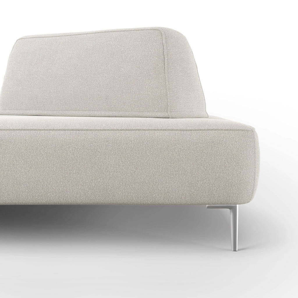 Newton Divano modulare con schienali movibili T07 167 cm bianco