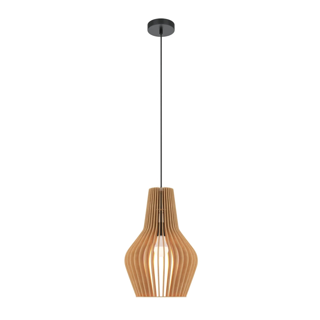 Maytoni Lampada a Sospensione Moderna Roots 1 Luce E27 40W Nero Metallo