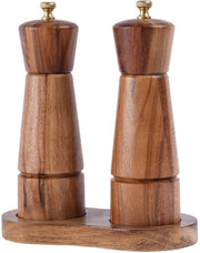 Insalatore e Pepe Set - Elegante e Funzionale - 1 Set - Legno di Acacia Massello