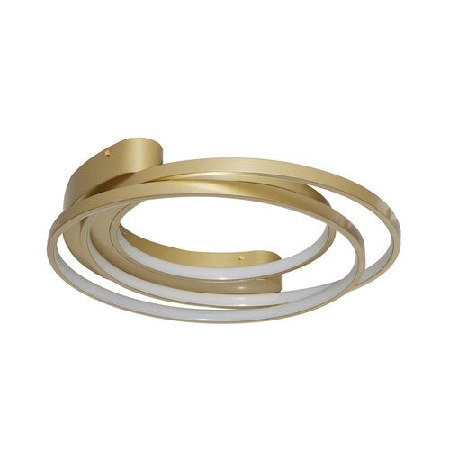 Plafoniera LED Rabalux Holize 3 anelli ottone 50W 4000K