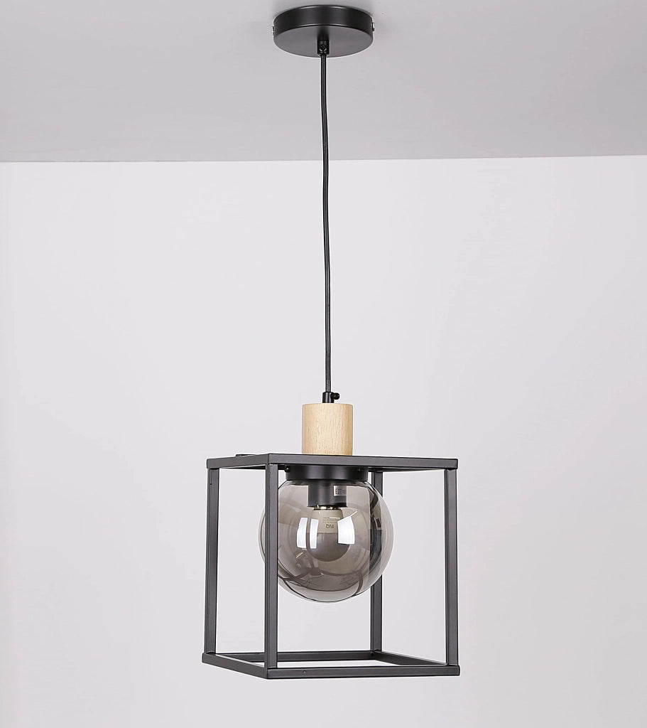 Candellux lampada a sospensione Retro nera E27 Ø19cm