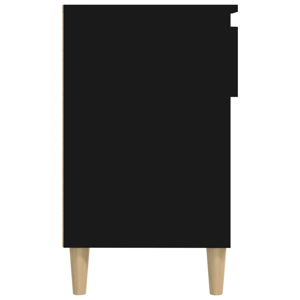 Scarpiera Nera 102x36x60 cm in Legno Multistrato