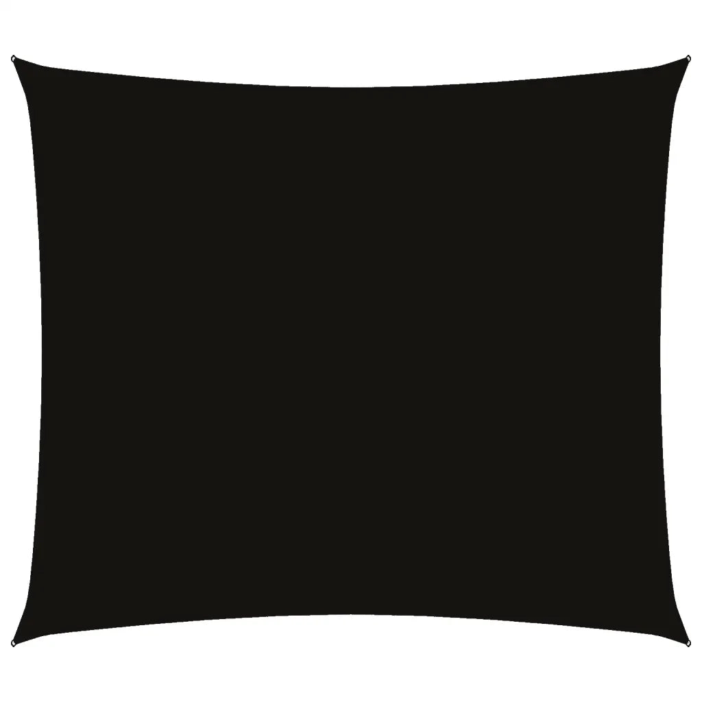 Parasole a Vela Oxford Rettangolare 2x2,5 m Nero 135749