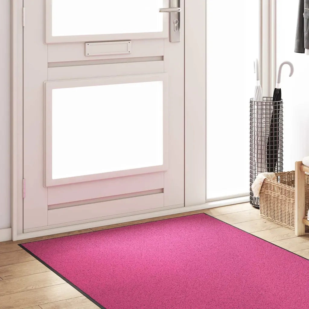 Tappetino Rosa e Nero 120 x 300 cm 100% Poliammide 4100742