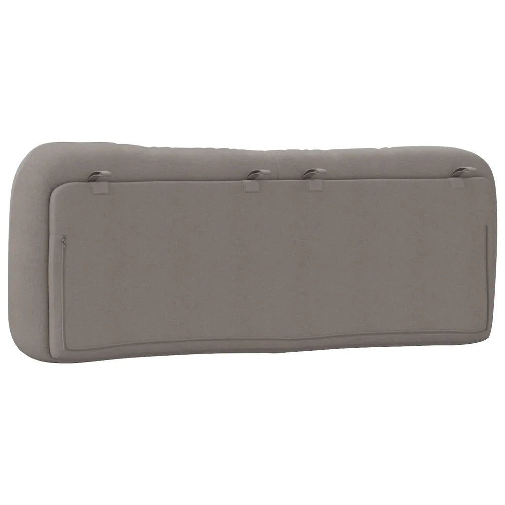 Cuscino Testiera Hvar Tortora 120 cm in Tessuto 374565