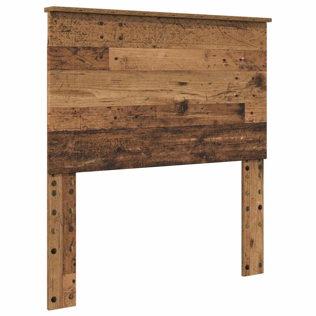 Letto singolo | Letto per adulti | Struttura del letto Legno vecchio 75 x 190 cm Pino massello