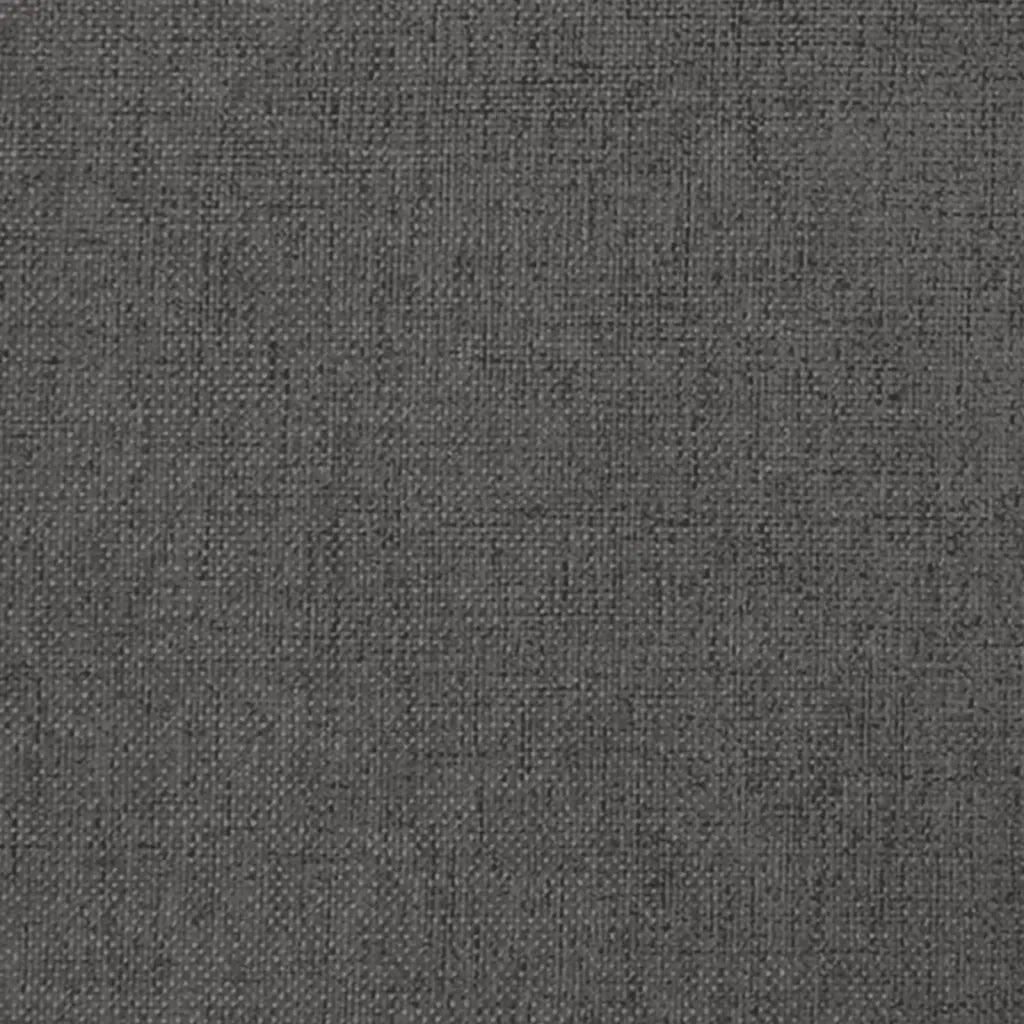 Divano Letto a 2 Posti con 2 Cuscini Grigio Scuro in Tessuto 375900