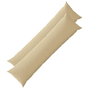 Federa 2 pcs HEERLEN Beige 40 x 145 cm Poliestere 908956