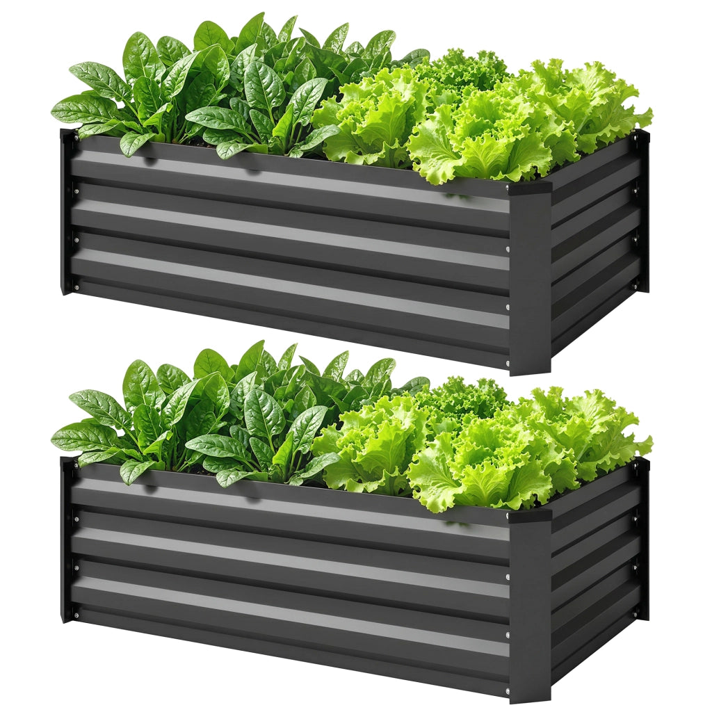Hochbeet da Giardino ¨C zephmum ¨C Grigio Scuro 100x60x30 cm