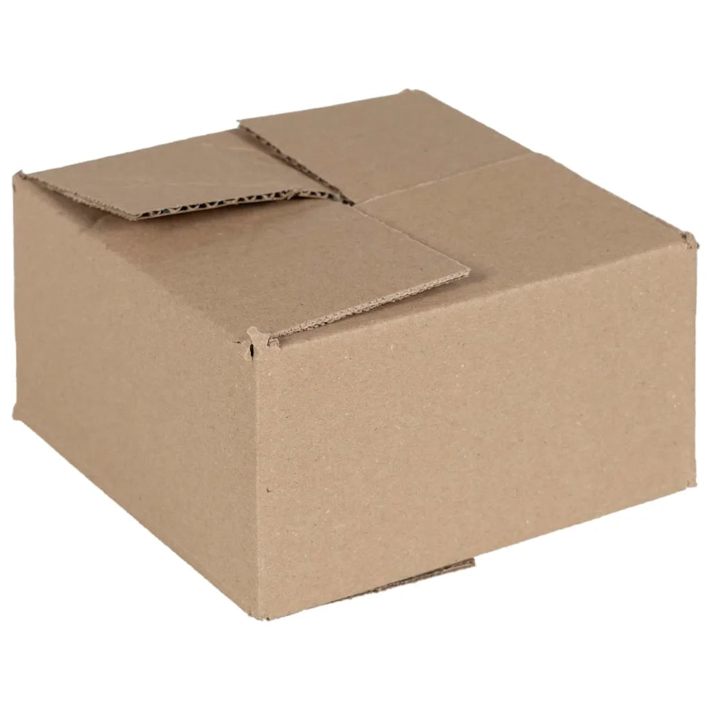 Scatola Pieghevole 50 pz Naturale 15 x 15 x 8 cm Cartone CFW3729586