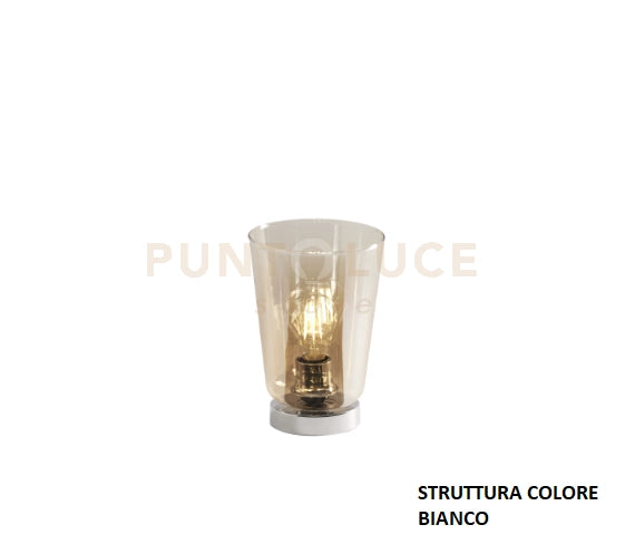 PLAFONIERA BIANCO 1 LUCE AMBRA 1164BI-PL1-AM