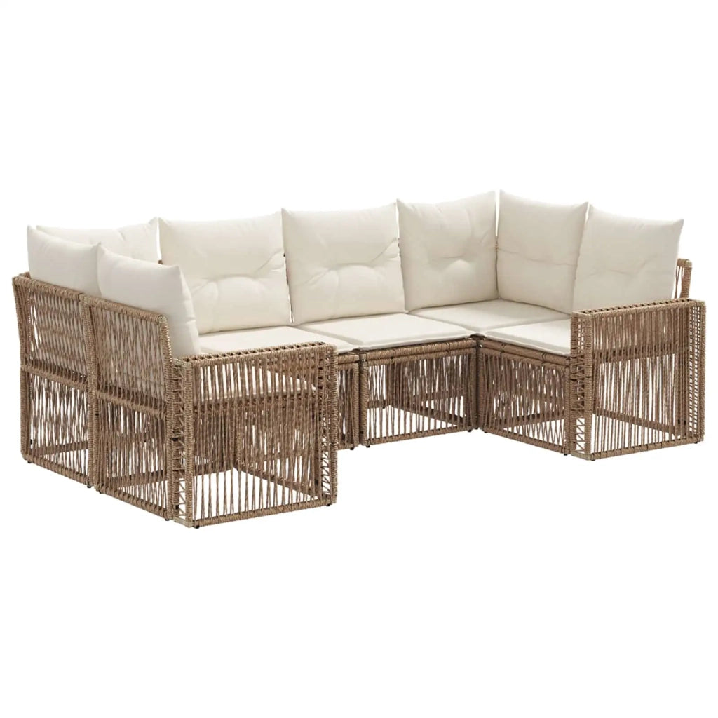 Set Divano da Giardino 6 pz 6-Numero di posti 3435222