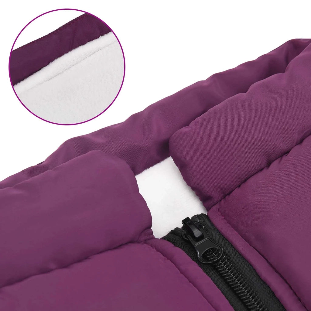 Cappotto per Cani Viola L48 Pile e Poliestere 3422526