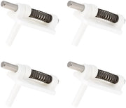 Luik Latch 4 Stuks - Piccolo Chiusura a Slitta - Veerslot - Adatto per Aeromodelli/Imbarcazioni RC - Dimensioni 23,5mm x 13mm x 8mm - Diametro Pino 3mm - Luikslot