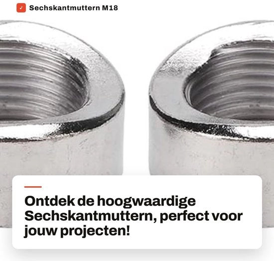 Moher a Sei Venti con Codice M18 x 1,5 in Acciaio Inossidabile - 2 Pezzi - Moher da Saldatura - Moher con Sensore di Ossigeno - Moher a Kerf - Set di Moher