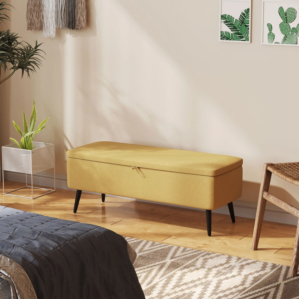 Poltrona ¨C Minimal ¨C Giallo 101x38,5x44,5 cm