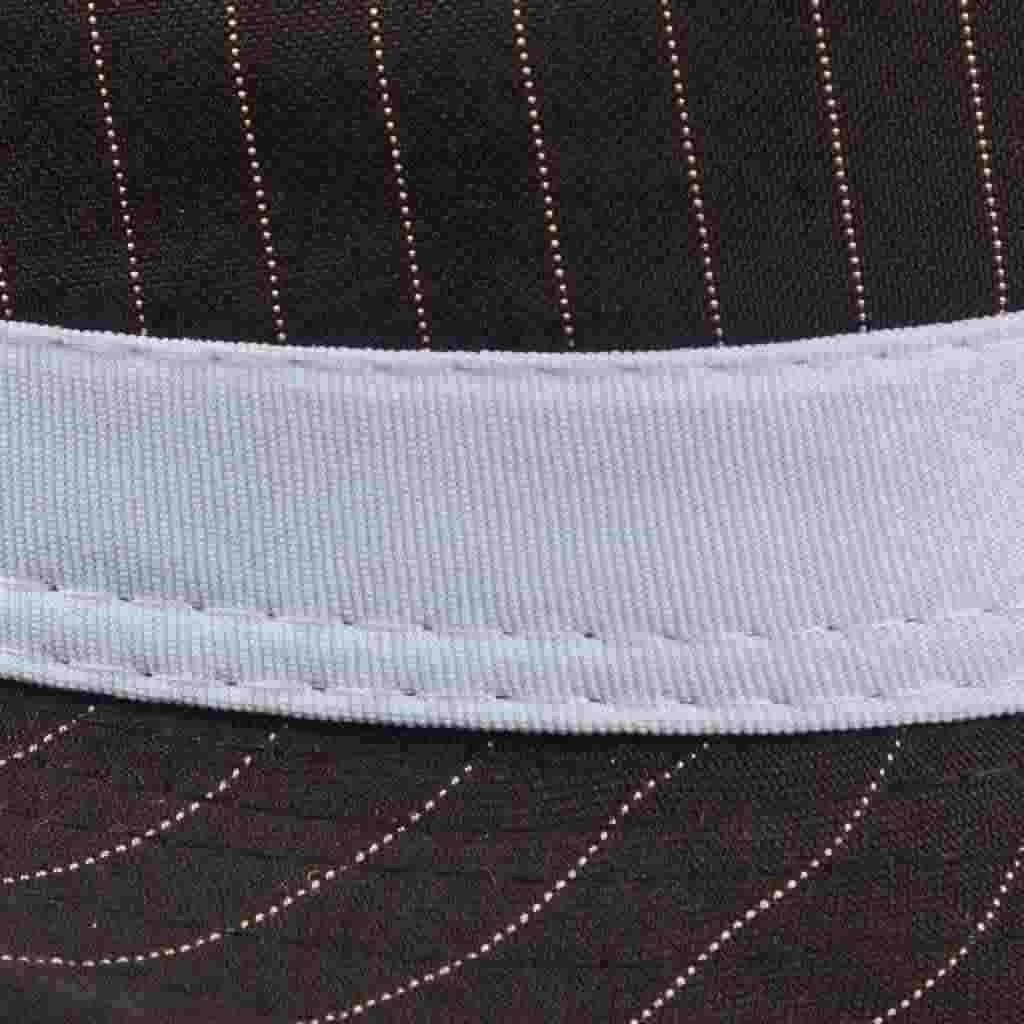 Cappello fedora nero con nastro 58