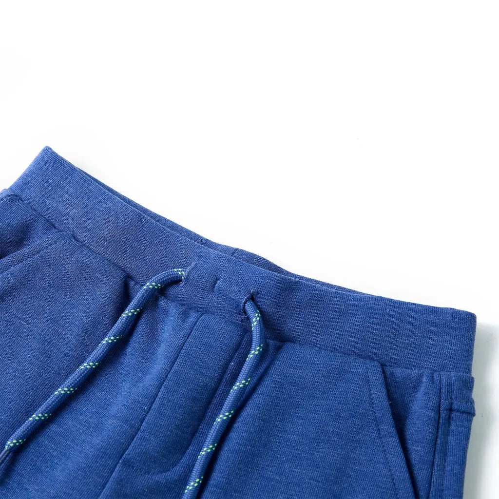 Pantaloncini per Bambini con Coulisse Blu MÃ©lange 128cod mxl 86491