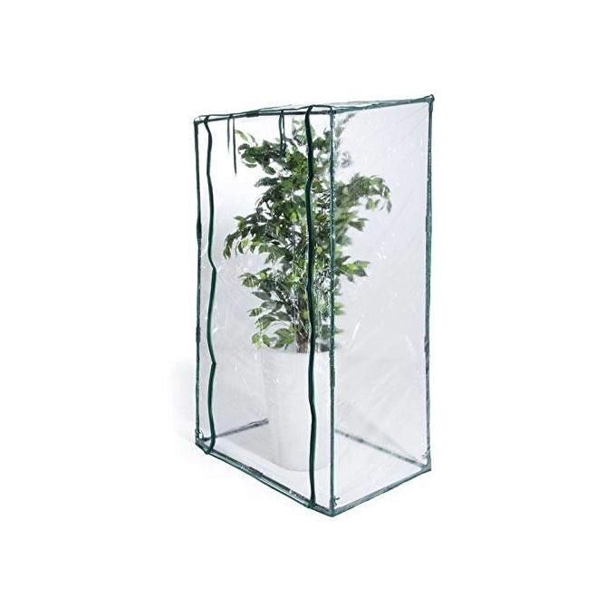 Vigor 7972720 Serra da Balcone in PVC Senza Ripiani Struttura in Acciaio Verniciato 95x70x190h cm colore Nero