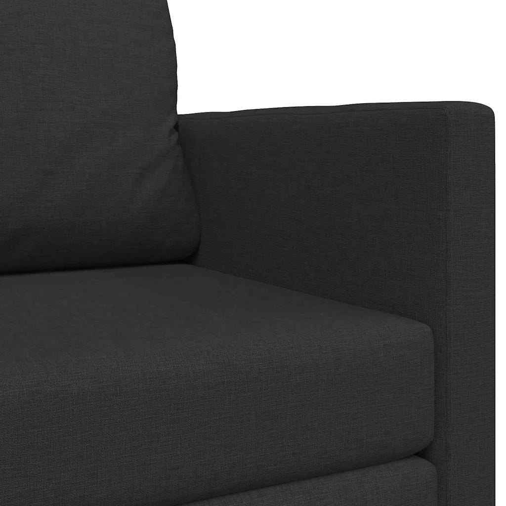 Divano letto | Sof¨¤ letto | Letto singolo 110cm Nero Tessuto