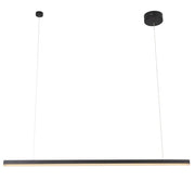 Lampada sospensione nera Trio LED dimmer 12W Maxlight