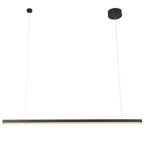Lampada sospensione nera Trio LED dimmer 12W Maxlight