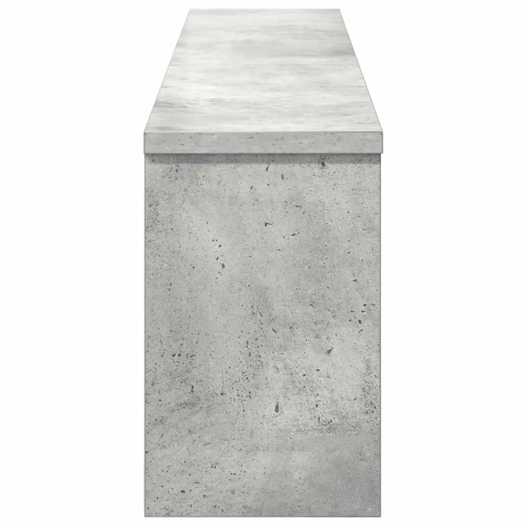 Appendiabiti a muro Grigio cemento 100 x 16 x 26 cm 874326