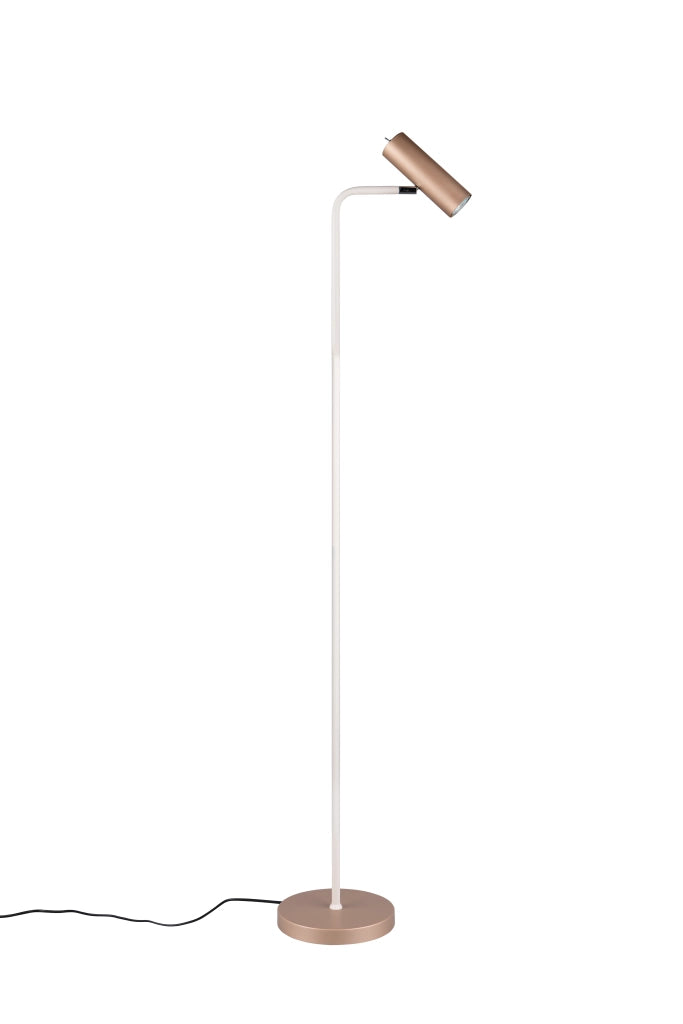 Lampada da terra MARLEY caffè 151cm faretto GU10 Trio