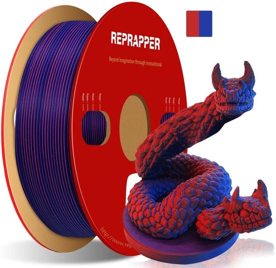 Filamento PLA a 3 colori per stampa 3D - 1,75 mm - 1 kg