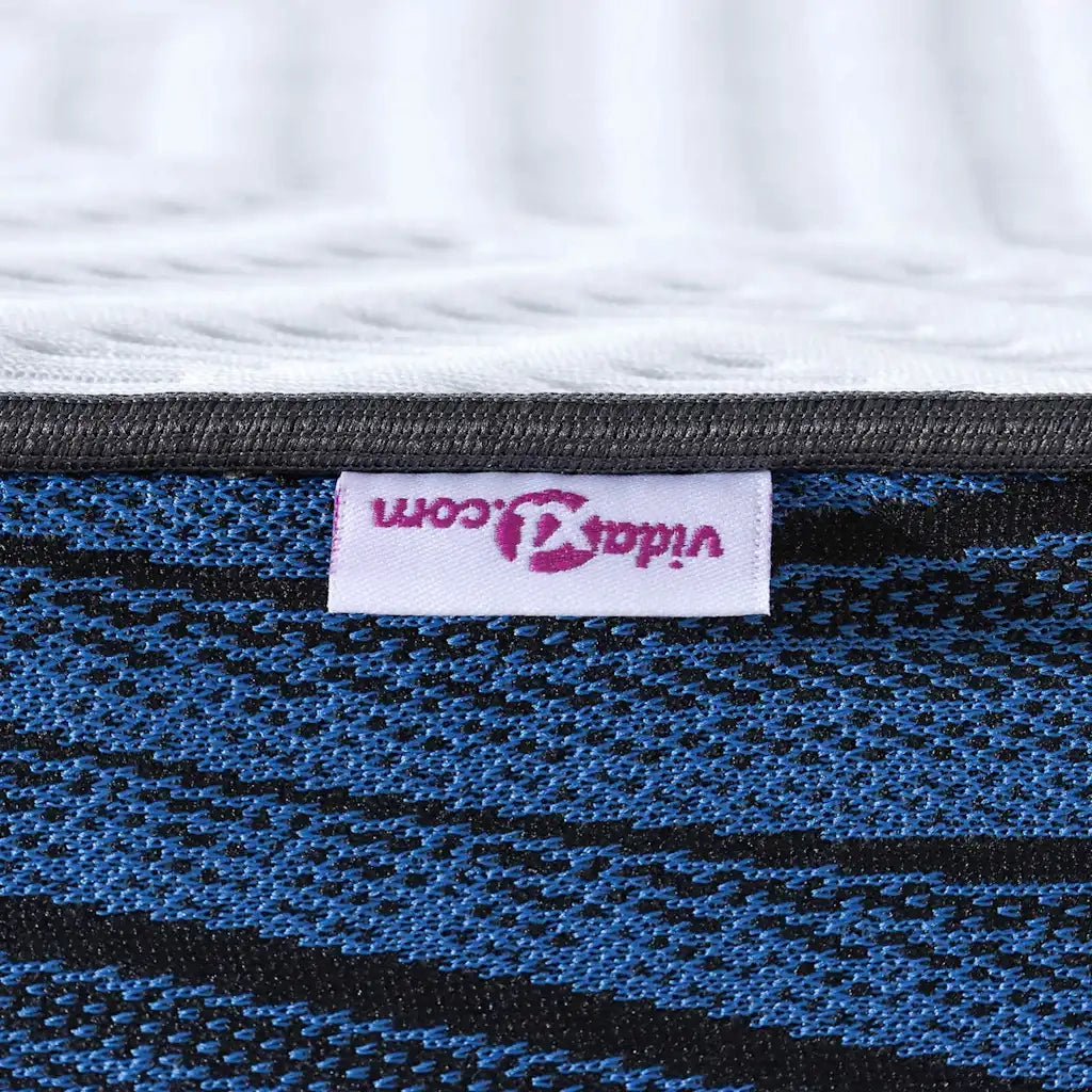 Topper per materasso Bianco 200 x 200 cm Tessuto Jacquard 4106274