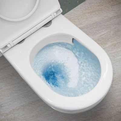 Wc filomuro con scarico a vortice e copriwc soft-close Tao