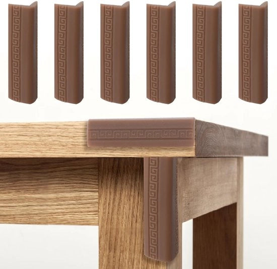 Protezioni angolari 8 pezzi - Silicone - Autoadesivi - Sicurezza - Baby Proofing - Protezione angolare