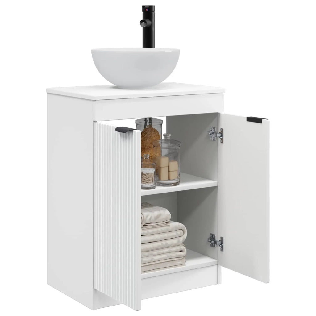 Mobile da bagno con lavabo Bianco 54 x 35 x 83 cm 890138