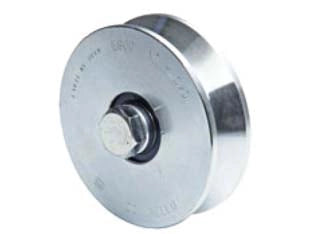 RUOTA CANCELLI GOLA V  ART.305- - mm.98x34 - 2 pezzi COMUNELLO