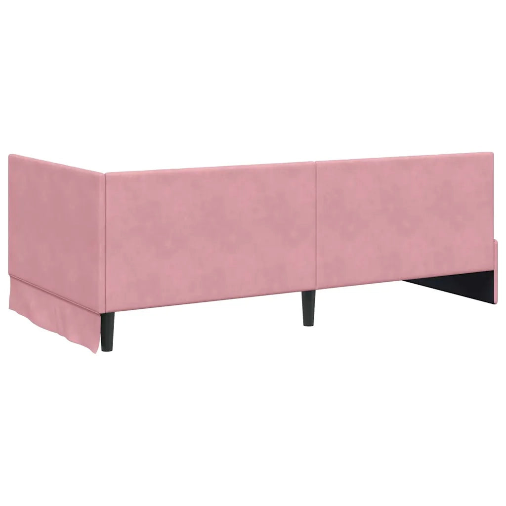 Struttura Letto Angolare con Materasso 2 pcs Grigio Velluto 3393861