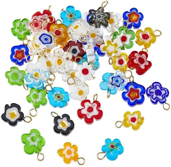 Millefiori Vasi in Vetro per Gioielli
