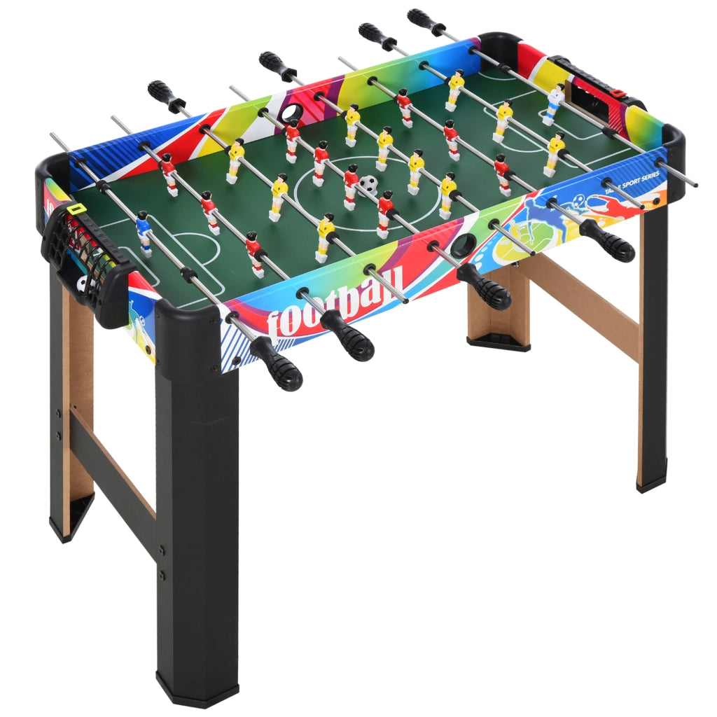 Calcio Balilla ¨C Minimal ¨C Legno, Acciaio Inox, Plastica, 86.5x43.5x63 cm, Multicolore