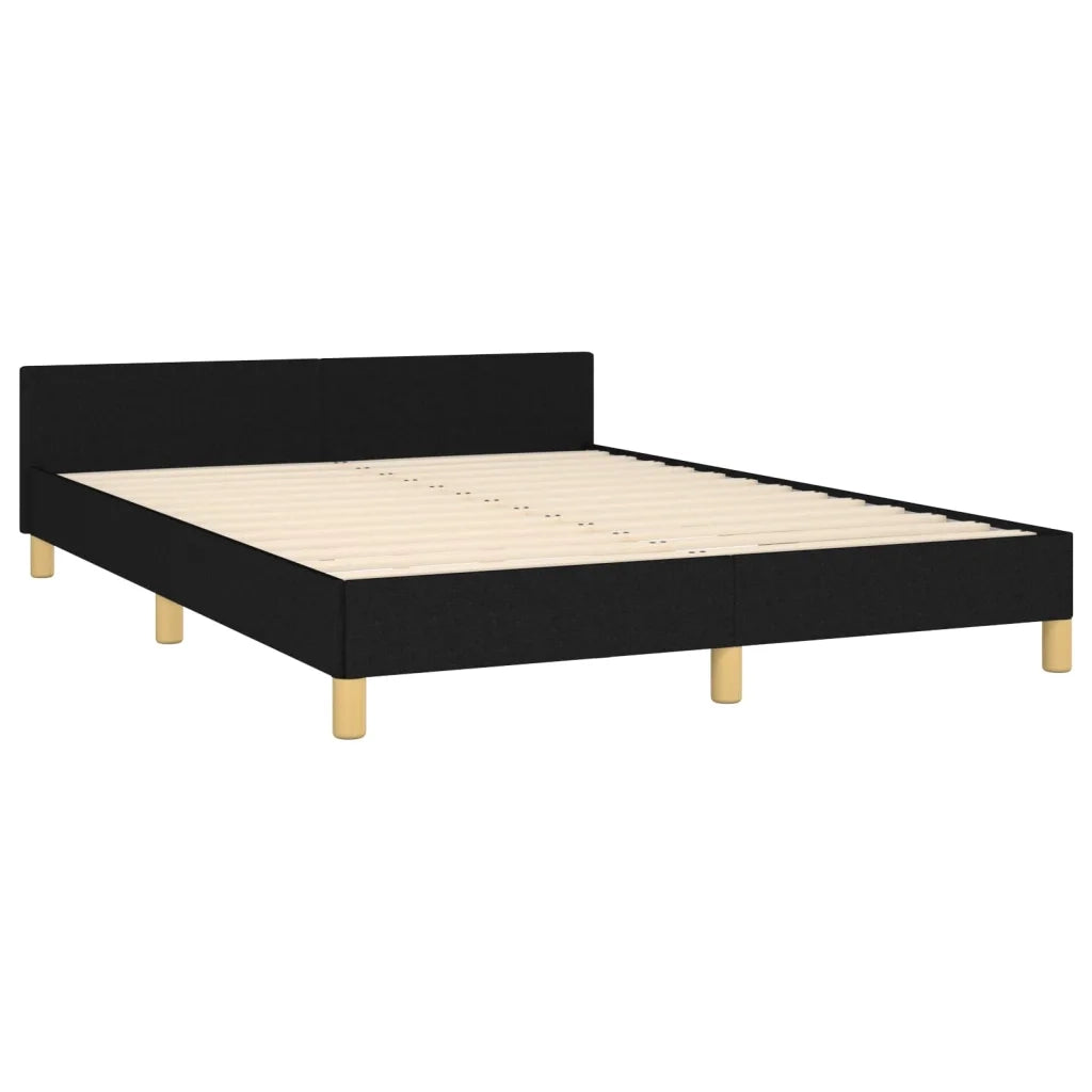 Giroletto senza Materasso Nero 140x200 cm in Tessuto 3125221