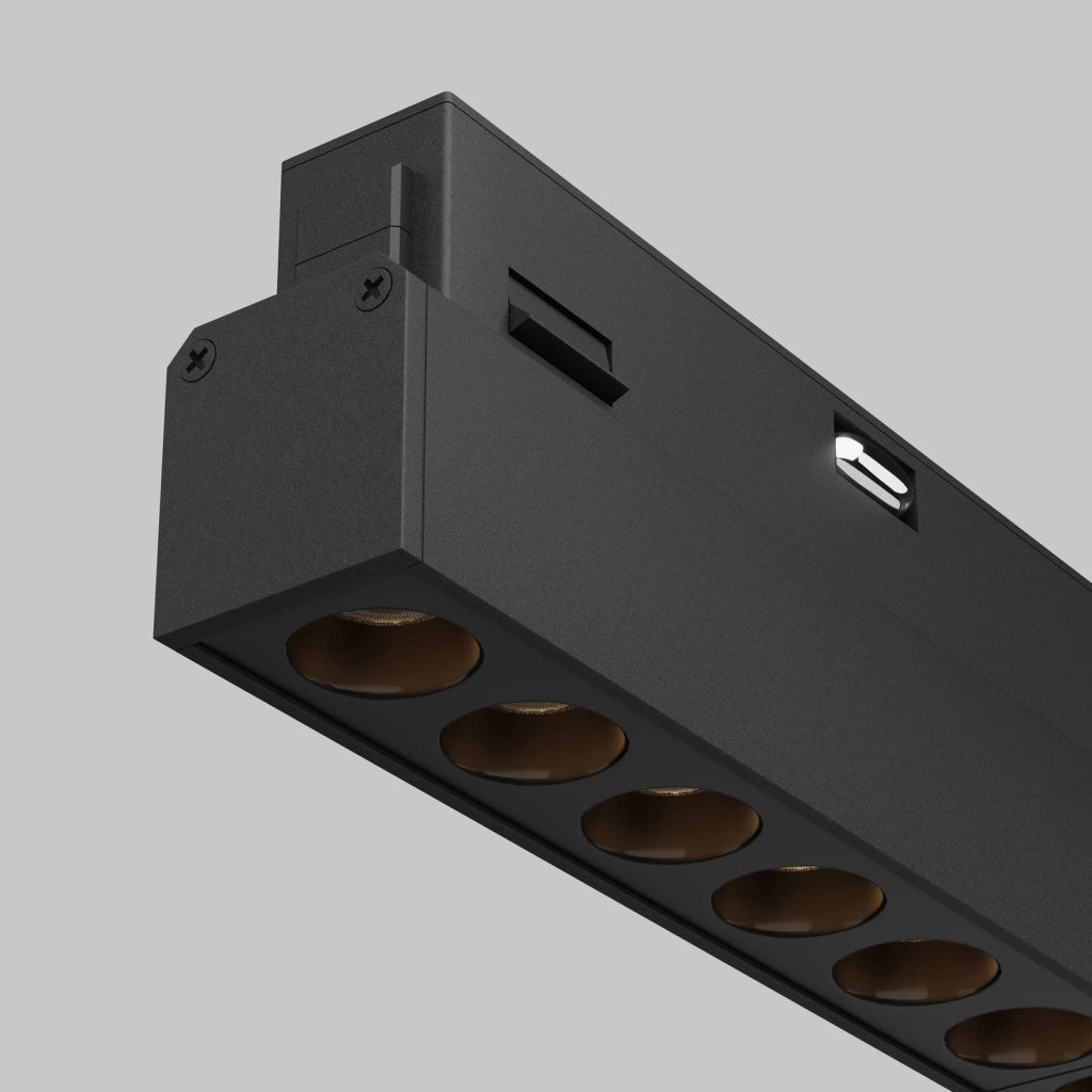 Maytoni Faretto Magnetico Exility Points 1 luce LED integrato nero alluminio