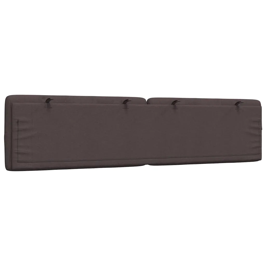 Cuscino Testiera Marrone Scuro 200 cm in Tessuto 4019243