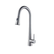 Trade Shop - Miscelatore Rubinetto Monocomando Lavello Cucina Con Doccetta A Canna Alta 52692 -