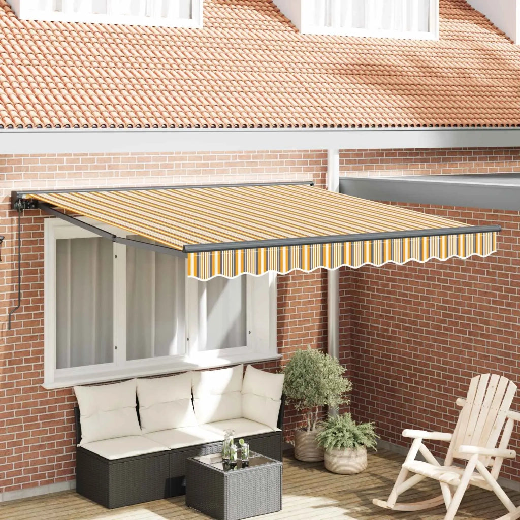 Struttura della tenda Giallo e Grigio 350 x 250 cm 3330319