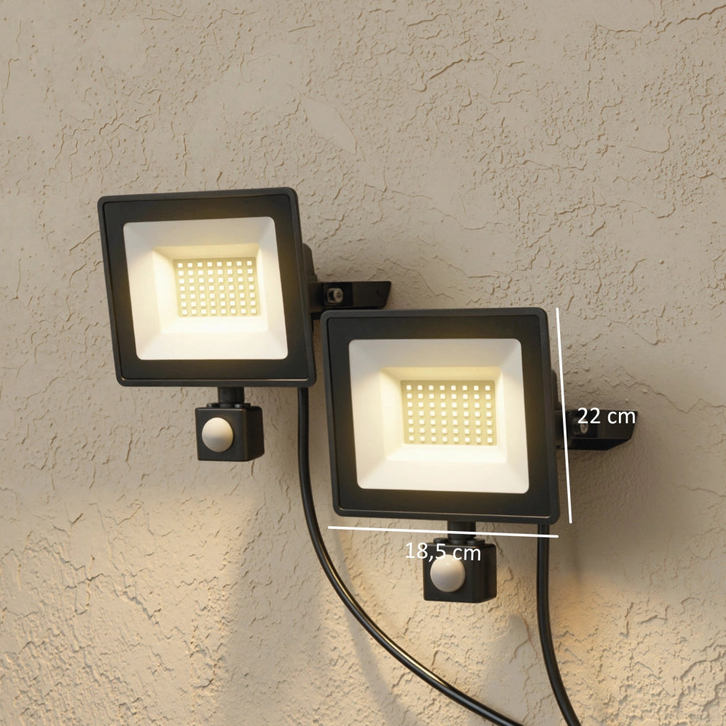 Lampada da lavoro regolabile ¨C Minimal ¨C 50W, 3 modalit¨¤, alluminio, nera